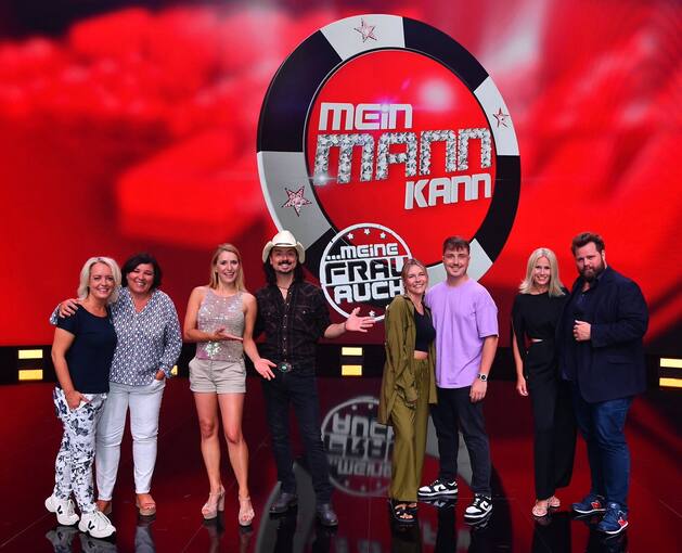 Kandidatenpaar in Spielshow